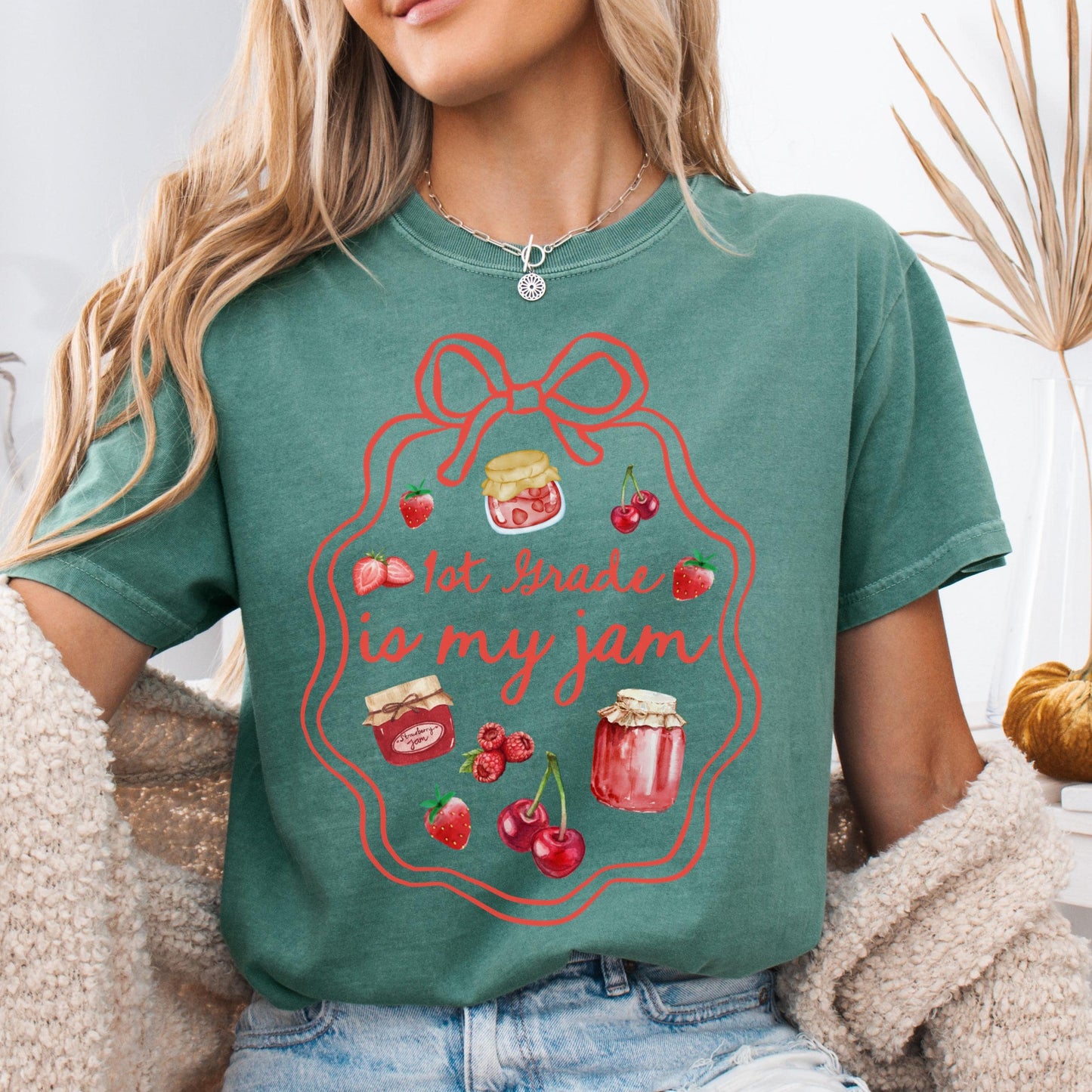 Comfort Colors Teacher Shirt, First Grade Teacher Shirt, 1st Grade Teacher Shirt, 1st Grade Teacher Tee, Back to School Shirt, Is My Jam