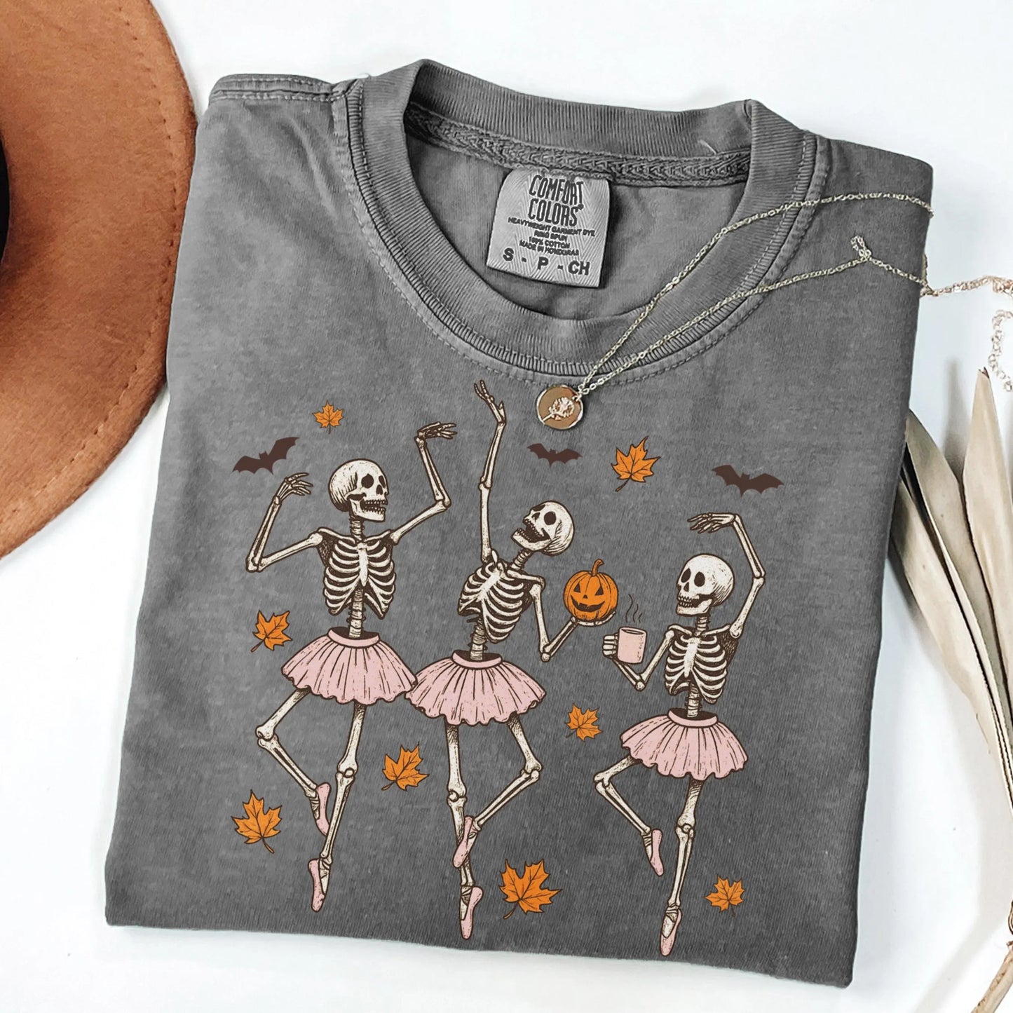 Ballerina Skeletons Comfort Colors Tee