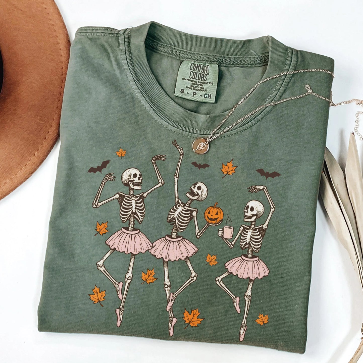 Ballerina Skeletons Comfort Colors Tee