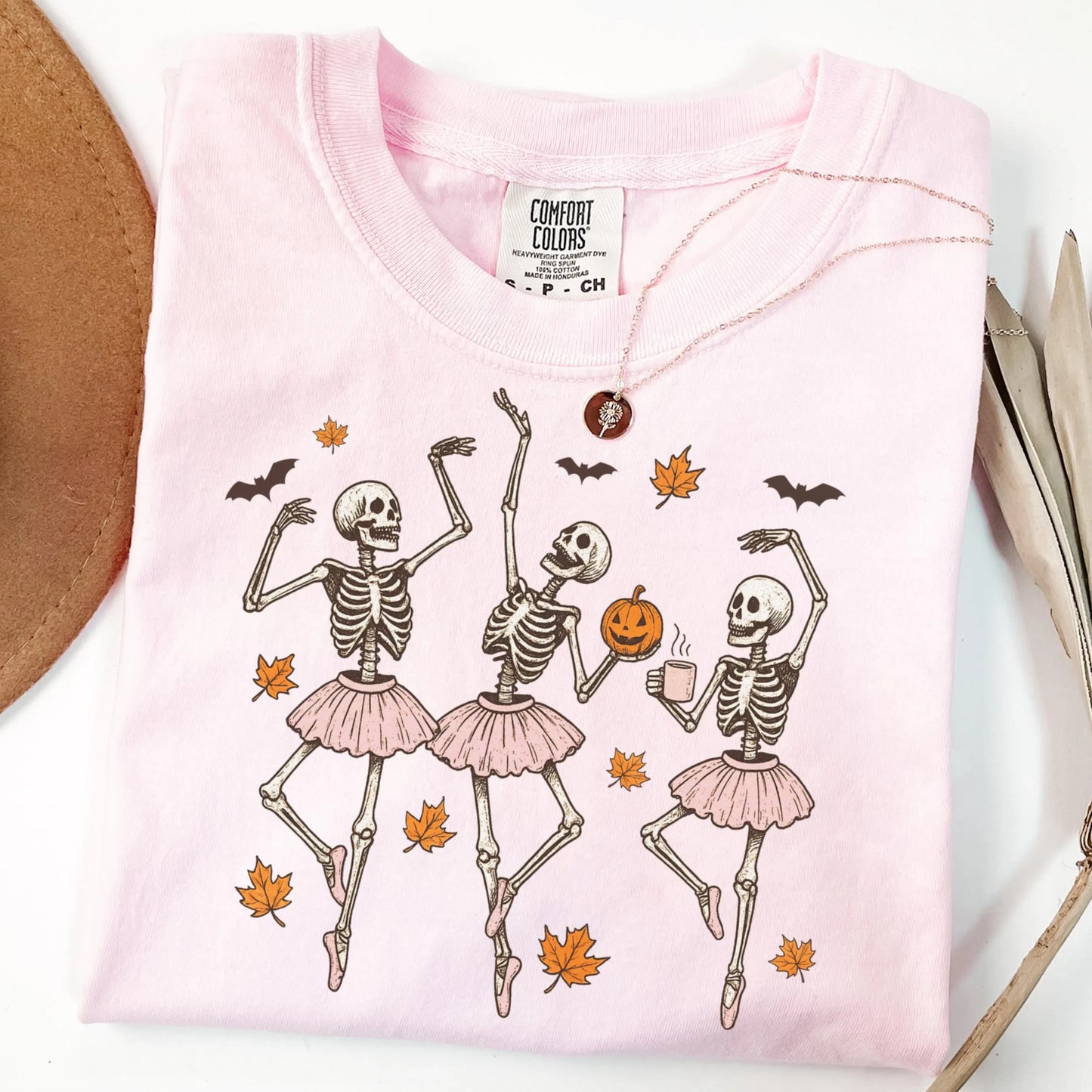 Ballerina Skeletons Comfort Colors Tee