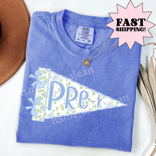 Comfort Colors Teacher Shirt, Pre K Grade Teacher Shirt, Kindergarten Teacher Shirt, Pre K Teacher Tee, Back to School Shirt, Teacher Tee