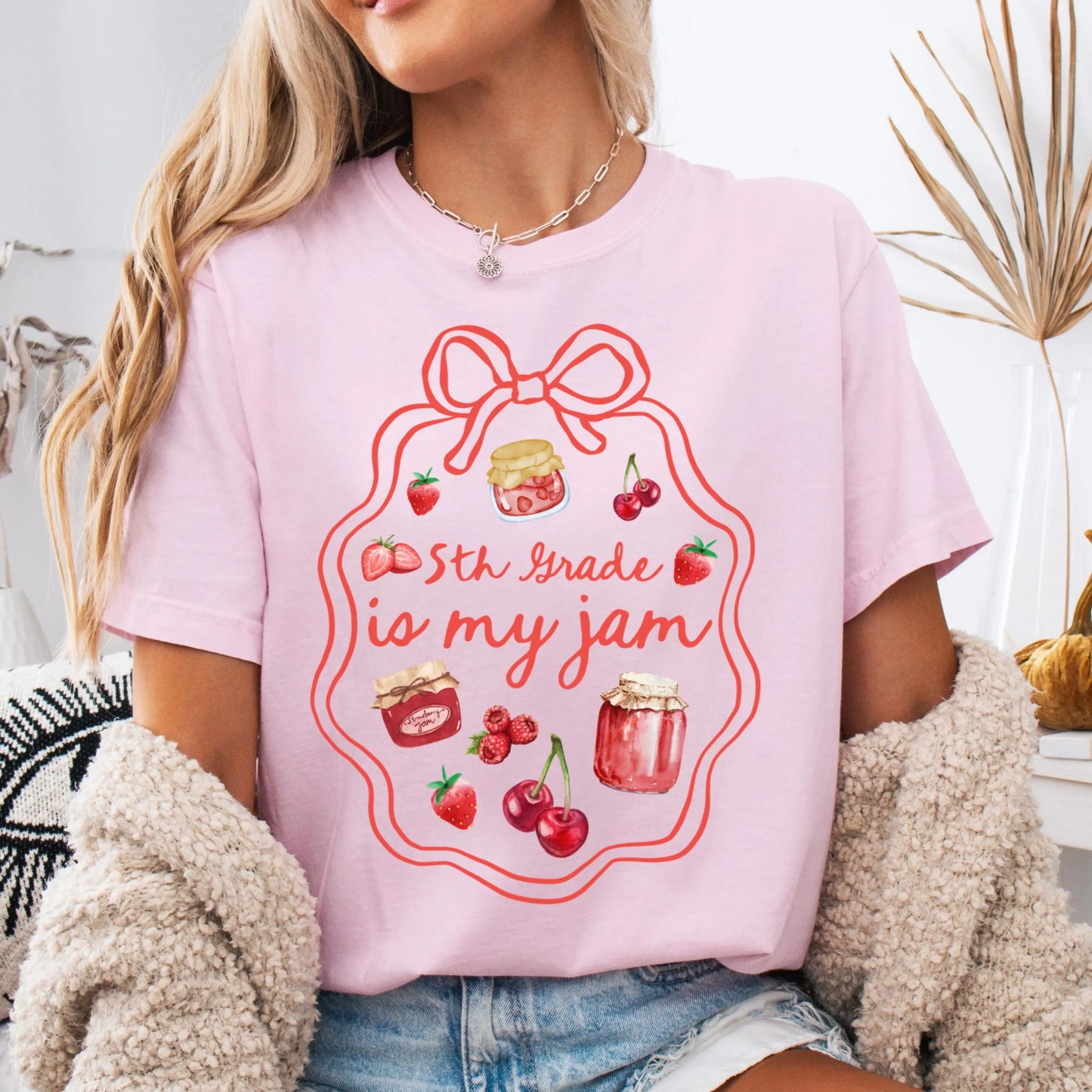 Comfort Colors Teacher Shirt, Fifth Grade Teacher Shirt, 5th Grade Teacher Shirt, 5th Grade Teacher Tee, Back to School Shirt, Is My Jam