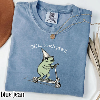 Comfort Colors Teacher Shirt, Pre K Grade Teacher Shirt, Preschool Teacher Shirt, Pre K Teacher Tee, Back to School Shirt, Teacher Tee