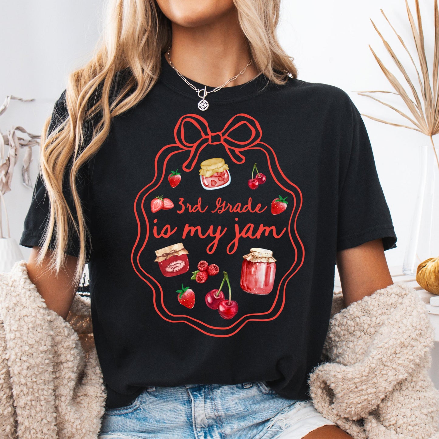 Comfort Colors Teacher Shirt, Third Grade Teacher Shirt, 3rd Grade Teacher Shirt, 3rd Grade Teacher Tee, Back to School Shirt, Is My Jam