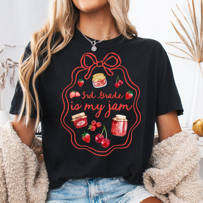 Comfort Colors Teacher Shirt, Third Grade Teacher Shirt, 3rd Grade Teacher Shirt, 3rd Grade Teacher Tee, Back to School Shirt, Is My Jam