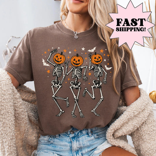 Dancing Skeleton Comfort Colors Tee