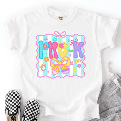 Comfort Colors Preschool Kids Shirt, Pre K Grade Youth Shirt, Kindergarten Shirt, Pre K Tee, Back to School Shirt, Kids School Tee