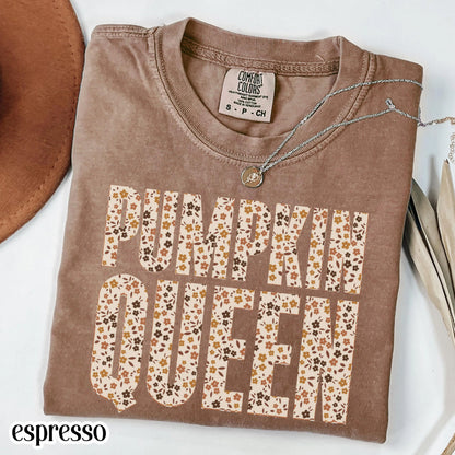 Pumpkin Queen Comfort Colors Fall Tee