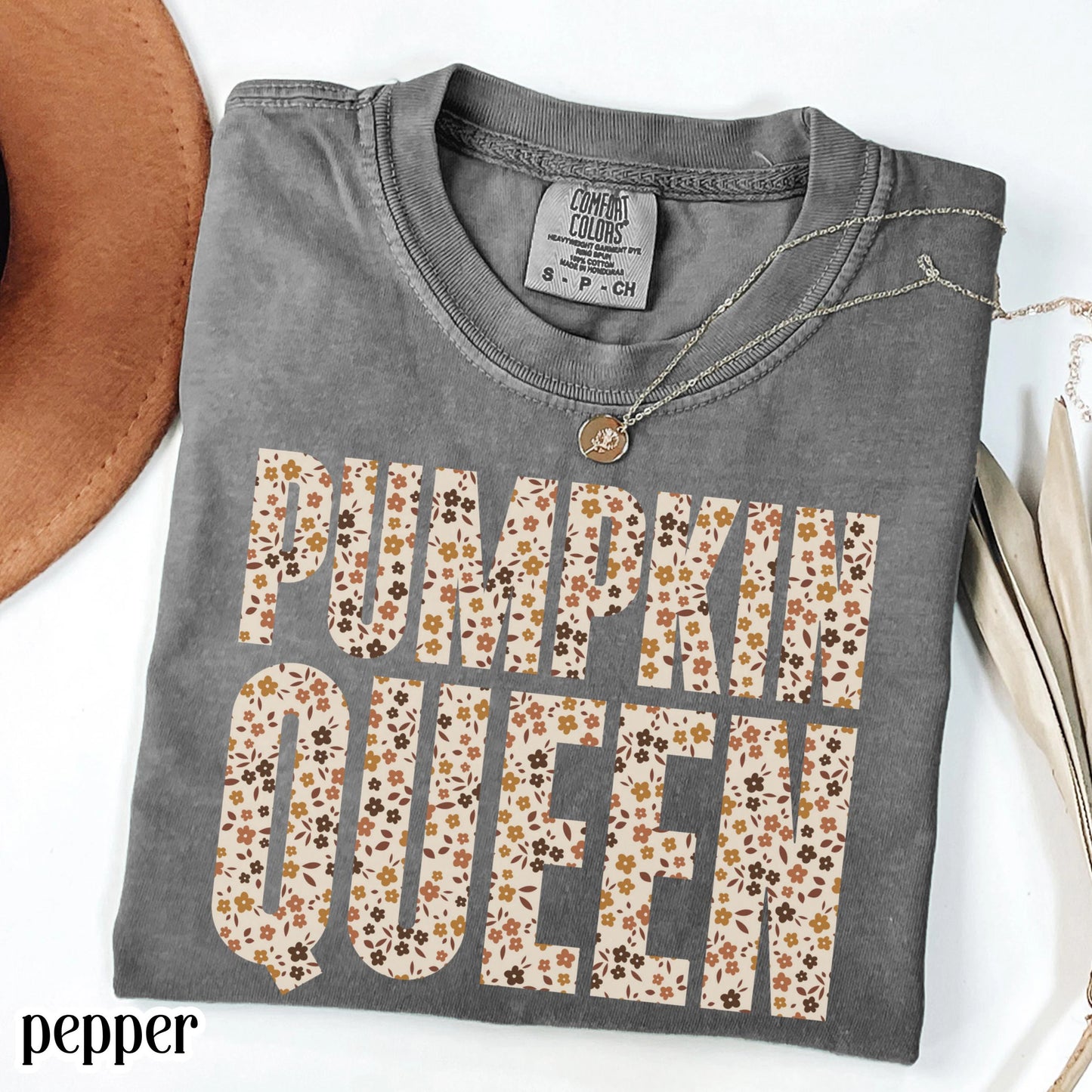 Pumpkin Queen Comfort Colors Fall Tee