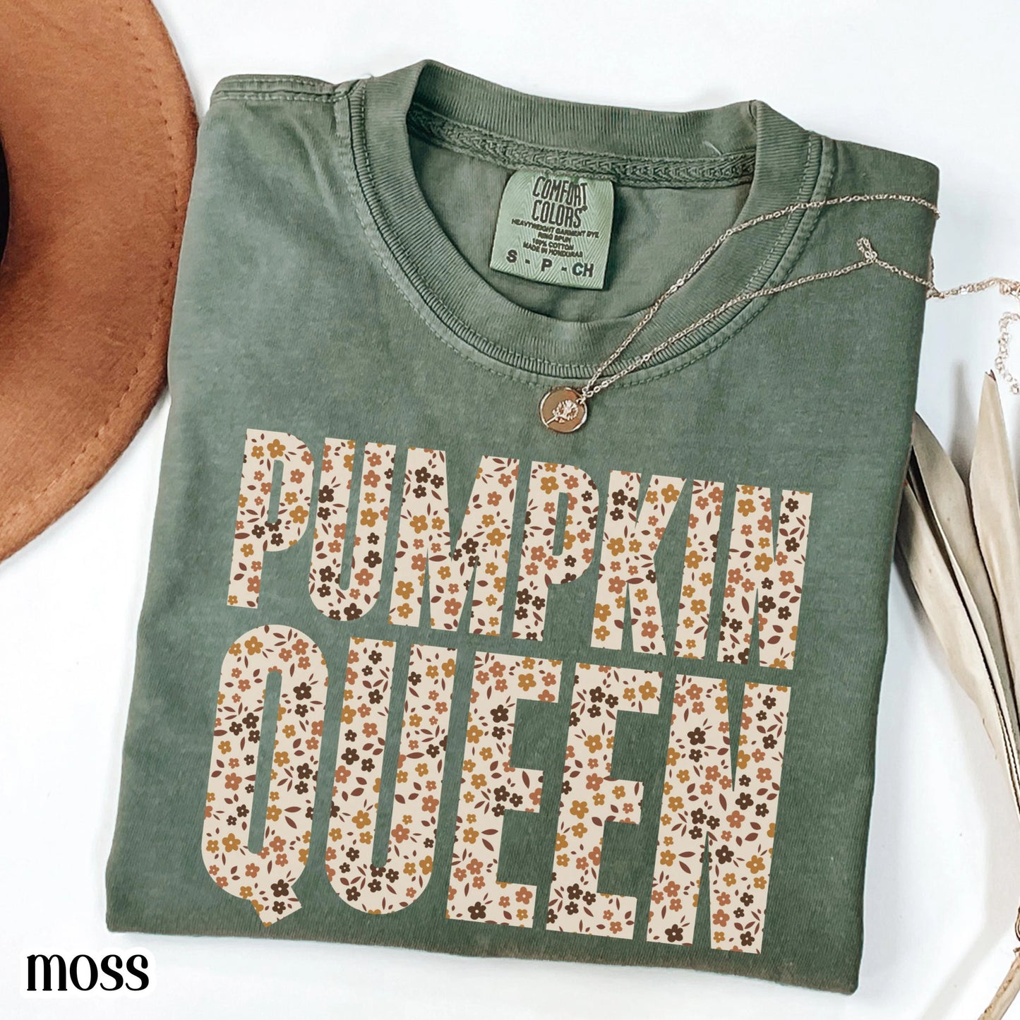Pumpkin Queen Comfort Colors Fall Tee