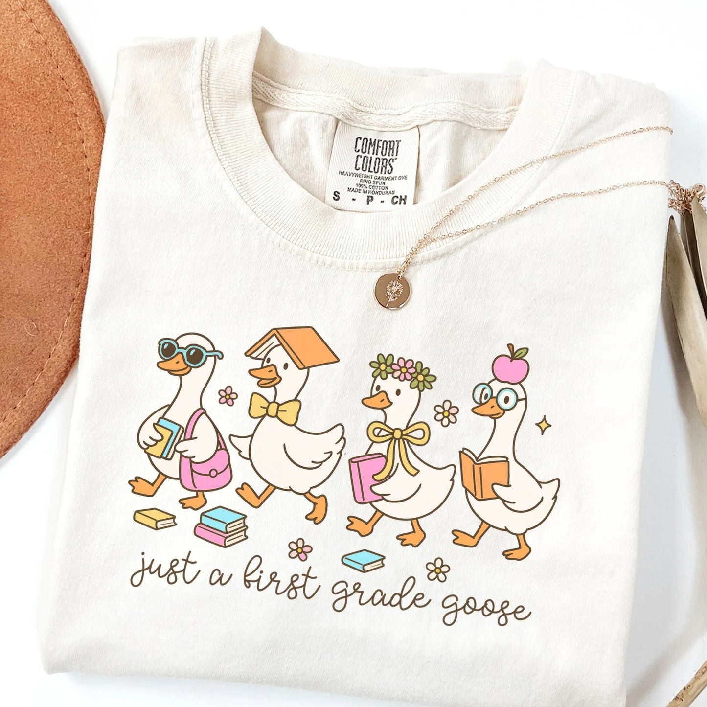 Comfort Colors Teacher Shirt, First Grade Teacher Shirt, Goose Shirt, 1st Grade Teacher Shirt, Back to School Shirt, Teacher Appreciation