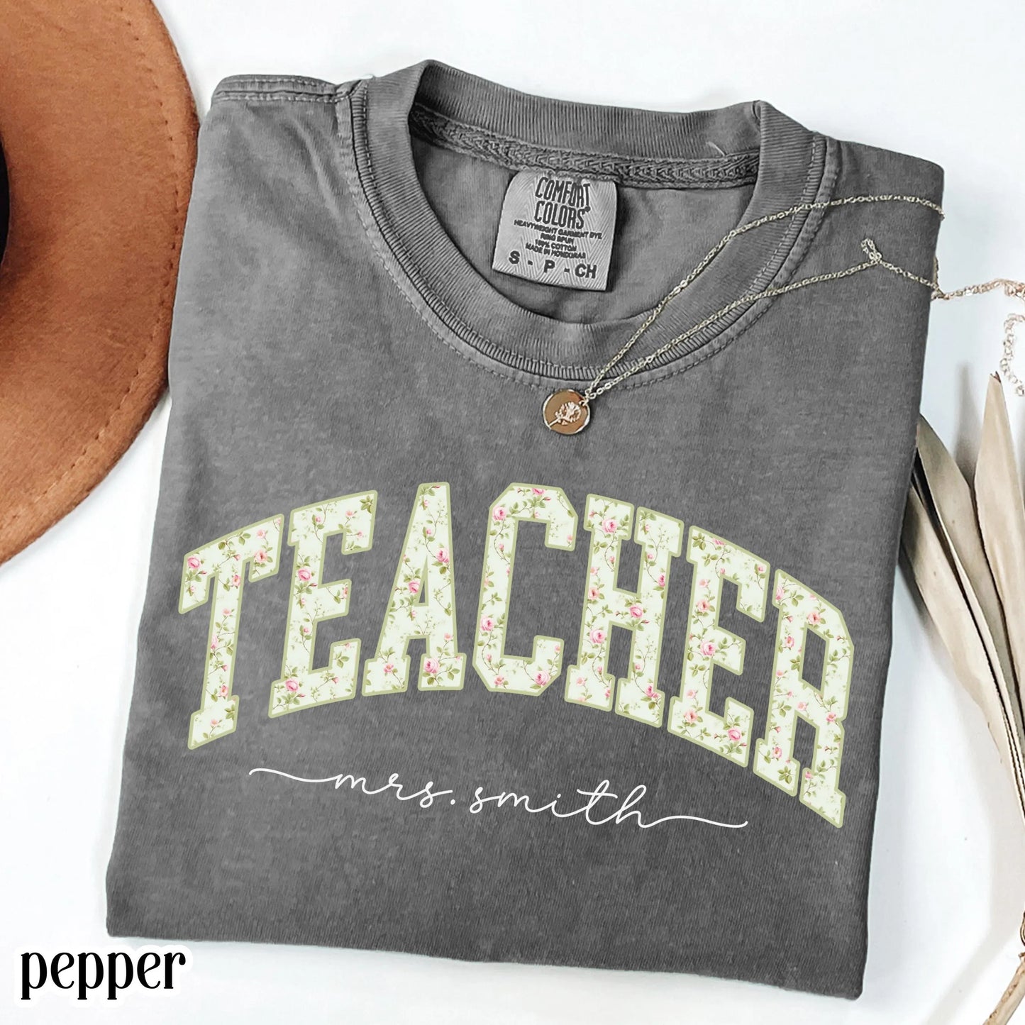 Custom Teacher Shirt Comfort Colors Preschool Tee Kindergarten Teacher Tshirt Back to School Teacher Appreciation Christmas Gift For Teacher