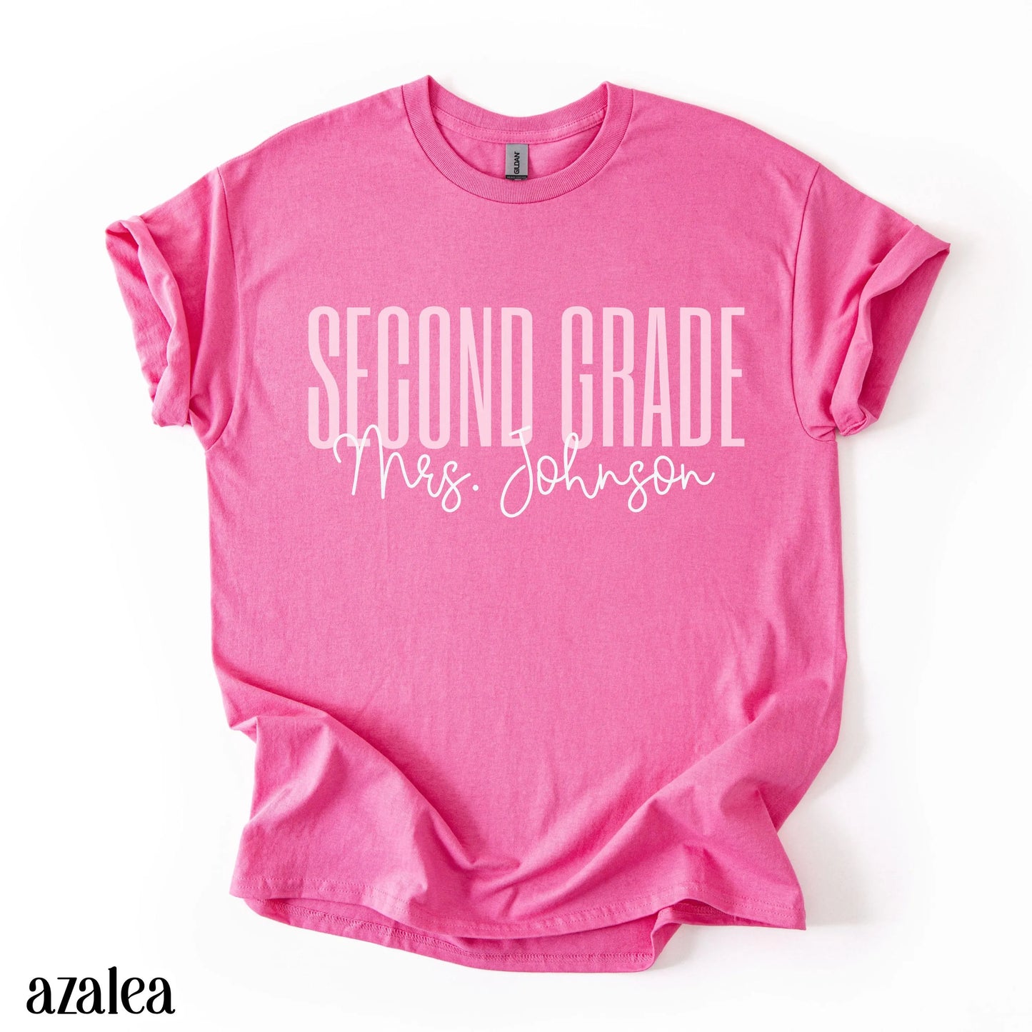 Teacher Shirt, Kindergarten Teacher Shirt Preschool TShirt, Custom Teacher Back to School Plus Size T-Shirt, Second Grade Teacher Tee