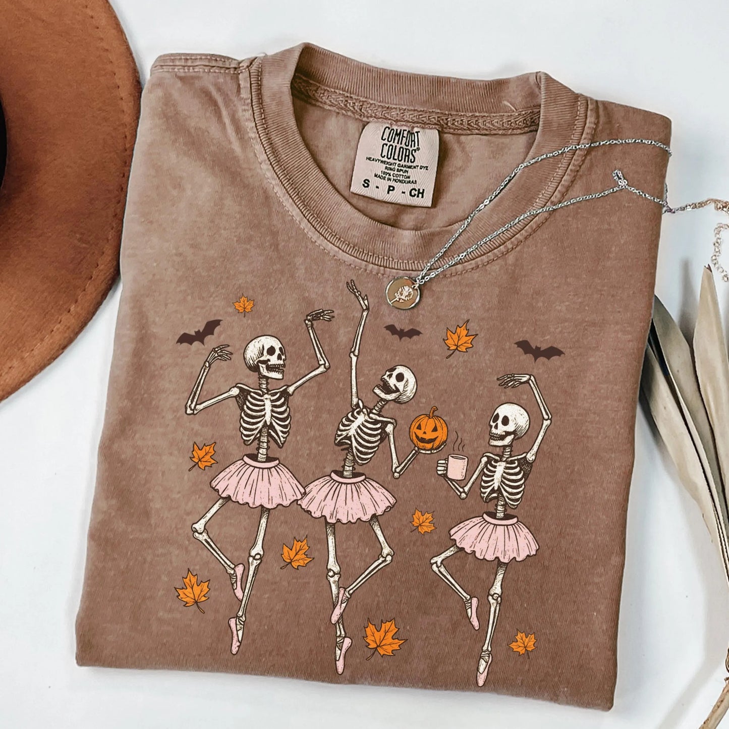 Ballerina Skeletons Comfort Colors Tee