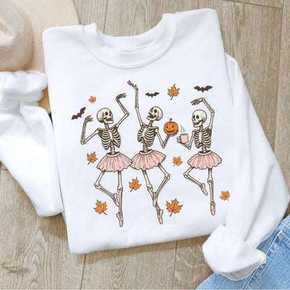 Ballerina Skeletons Gildan Sweatshirt