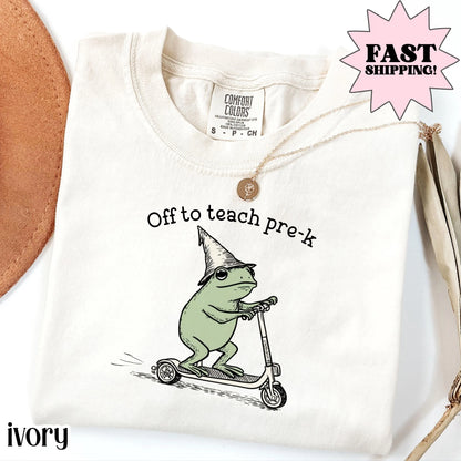 Comfort Colors Teacher Shirt, Pre K Grade Teacher Shirt, Preschool Teacher Shirt, Pre K Teacher Tee, Back to School Shirt, Teacher Tee