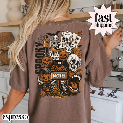 Retro Western Spooky Motel Comfort Colors Tee