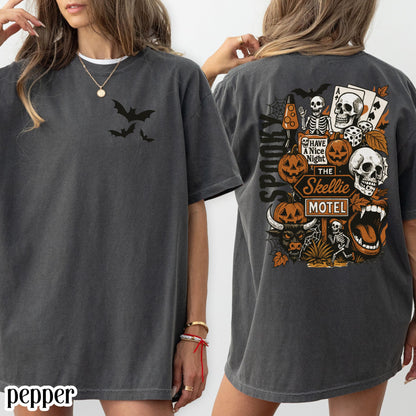 Retro Western Spooky Motel Comfort Colors Tee
