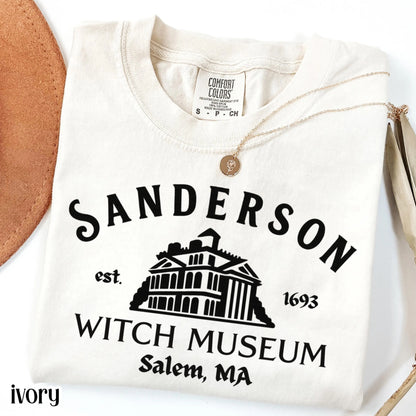 Salem Sanderson Black Flame Candle Comfort Colors Tee