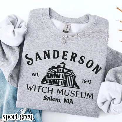 Salem Sanderson Sisters Black Flame Candle Sweatshirt