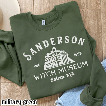 Salem Sanderson Sisters Black Flame Candle Sweatshirt
