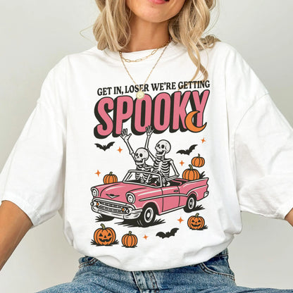 Get In Loser Were Getting Spooky Comfort Colors Tee