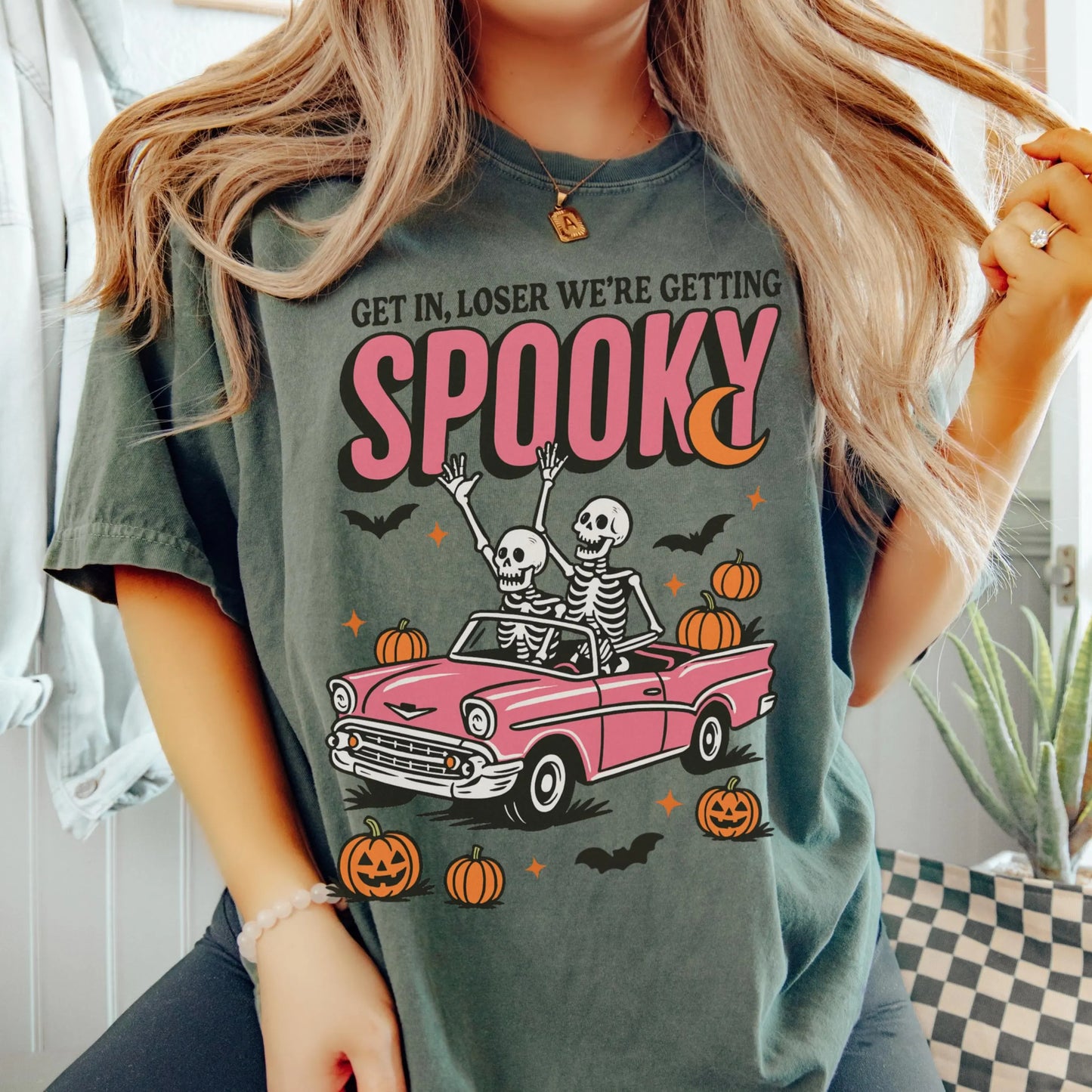 Get In Loser Were Getting Spooky Comfort Colors Tee