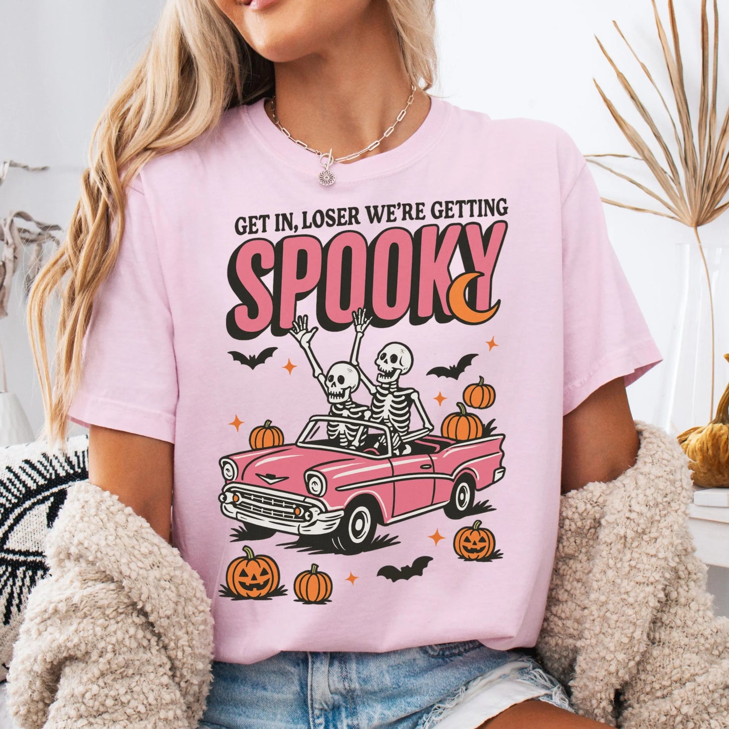 Get In Loser Were Getting Spooky Comfort Colors Tee