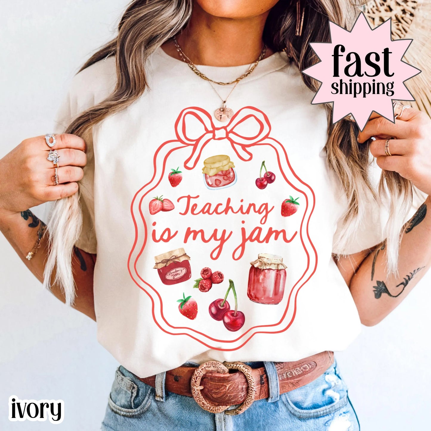 Comfort Colors Teacher Shirt, Kindergarten Teacher Shirt, Preschool Shirt, Pre K Teacher Tee, Educator Back to School Shirt, Is My Jam Tee