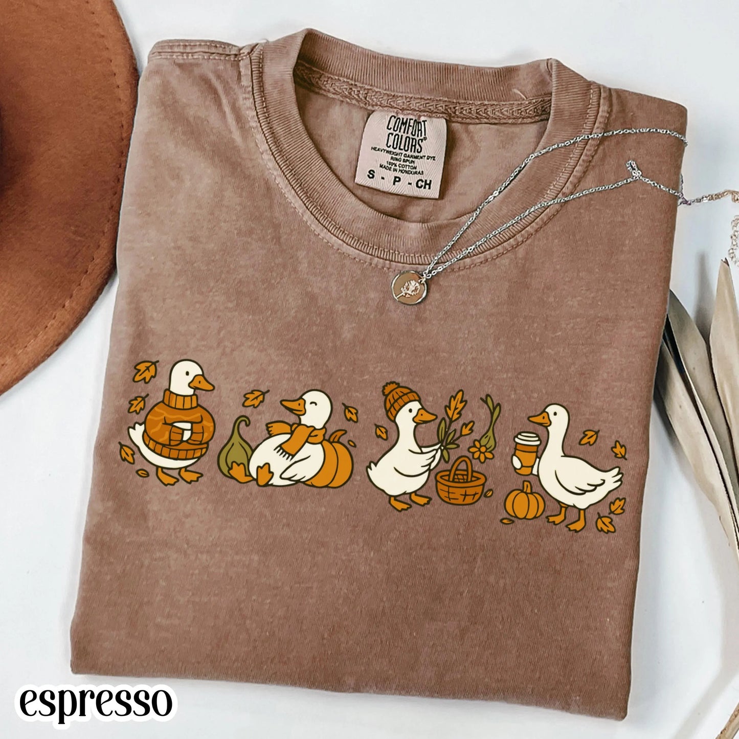 Cozy Silly Goose Fall Comfort Colors Tee