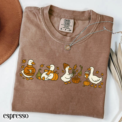Cozy Silly Goose Fall Comfort Colors Tee