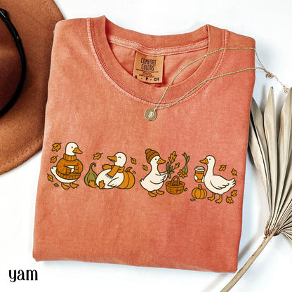 Cozy Silly Goose Fall Comfort Colors Tee