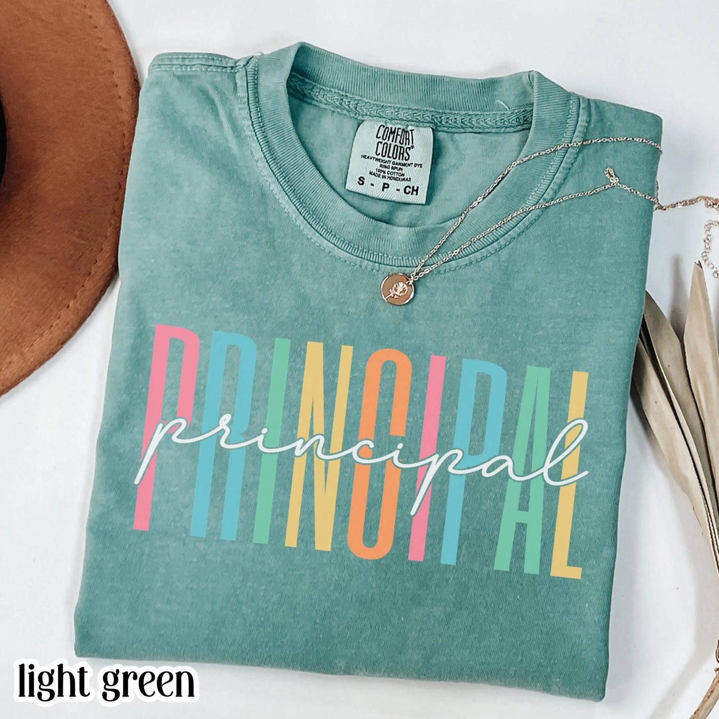 Comfort Colors Principal Shirt Back To School Principal Tee Educator High School Teacher T-Shirt Elementary School Principal Christmas Gift