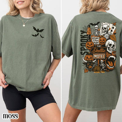 Retro Western Spooky Motel Comfort Colors Tee