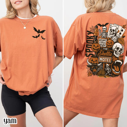 Retro Western Spooky Motel Comfort Colors Tee