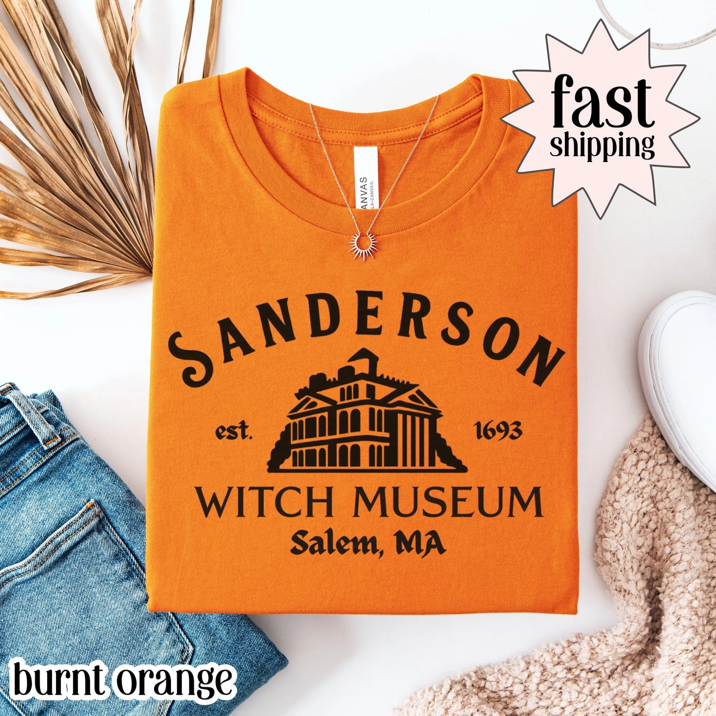 Salem Sanderson Black Flame Candle Comfort Colors Tee