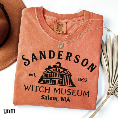 Salem Sanderson Black Flame Candle Comfort Colors Tee