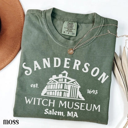 Salem Sanderson Black Flame Candle Comfort Colors Tee
