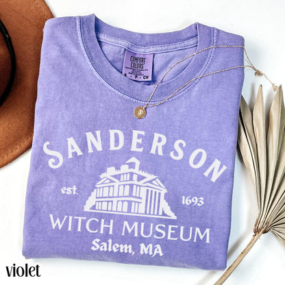 Salem Sanderson Black Flame Candle Comfort Colors Tee