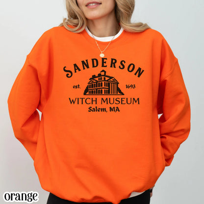 Salem Sanderson Sisters Black Flame Candle Sweatshirt
