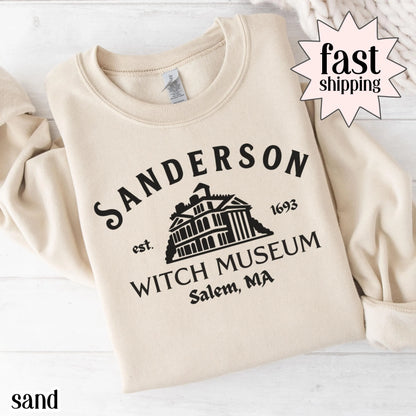 Salem Sanderson Sisters Black Flame Candle Sweatshirt