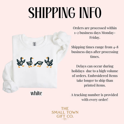 Goose Skeleton Halloween Sweatshirt