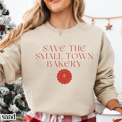 Save The Small Town Bakery Gildan Sweatshirt