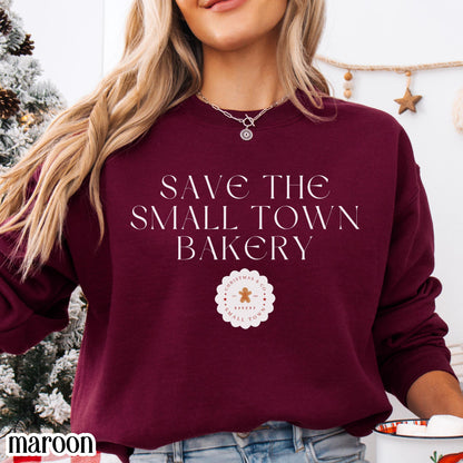 Save The Small Town Bakery Gildan Sweatshirt