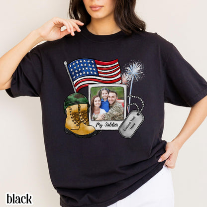 Military Bootcamp Comfort Colors Shirt Deployment Support Tee Navy Army Air Force Marine Spouse Tshirt Military Mom Basic Training Gift