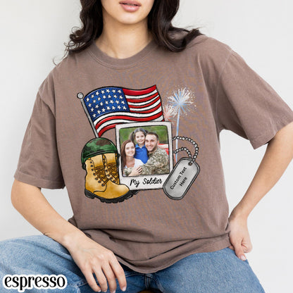 Military Bootcamp Comfort Colors Shirt Deployment Support Tee Navy Army Air Force Marine Spouse Tshirt Military Mom Basic Training Gift