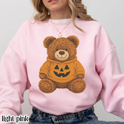 Cute Halloween Teddy Bear Gildan Sweatshirt