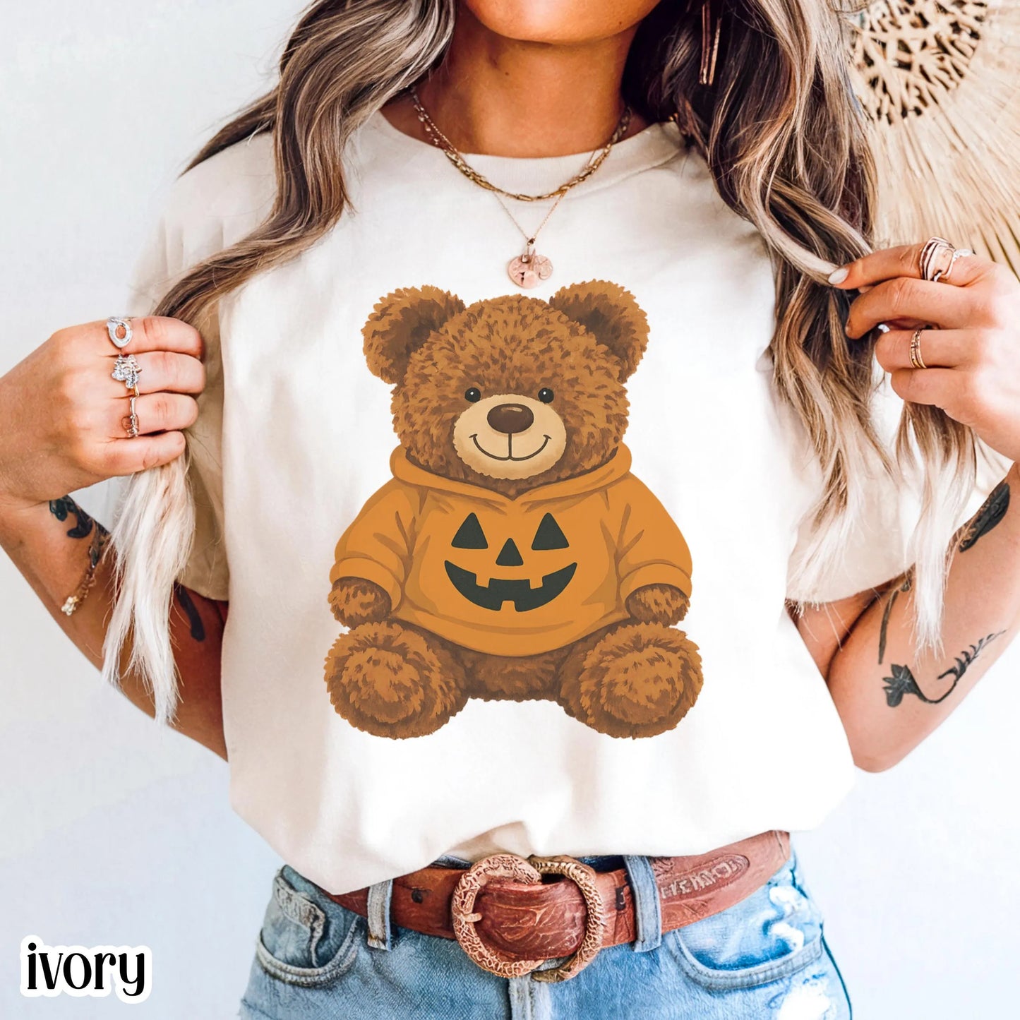 Halloween Teddy Bear Comfort Colors Tee