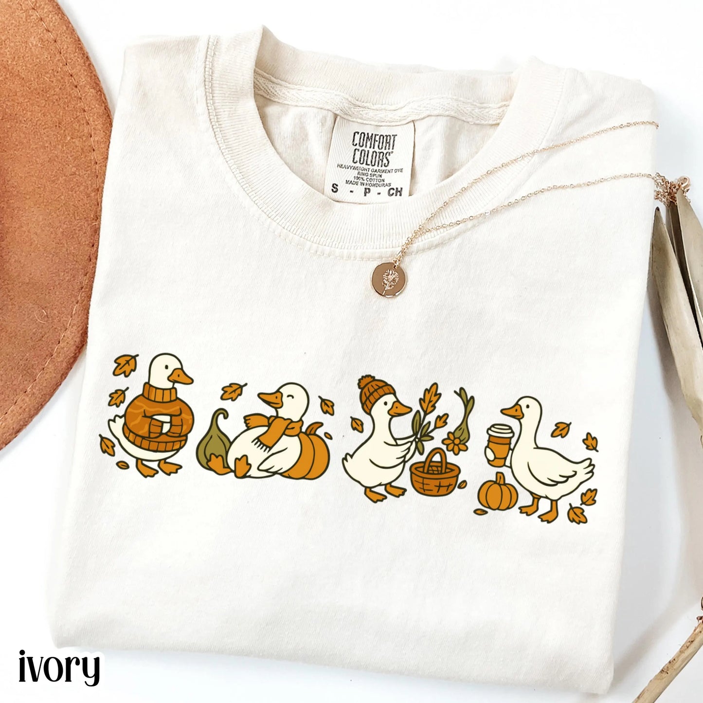Cozy Silly Goose Fall Comfort Colors Tee