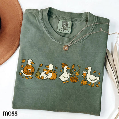 Cozy Silly Goose Fall Comfort Colors Tee